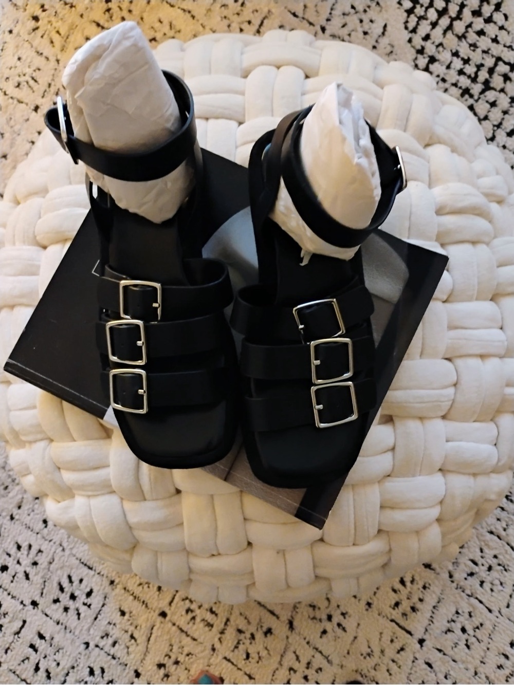Black Zara Gladiator Sandals